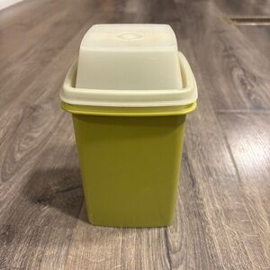 Vintage Tupperware Avocado Green 3 Piece Pickle Keeper Container 1330-4